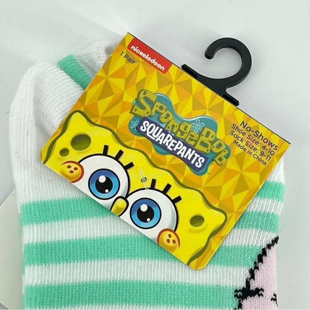 Nickelodeon SpongeBob SquarePants Patrick Star No-Shows Low Cut Socks Size 9-11